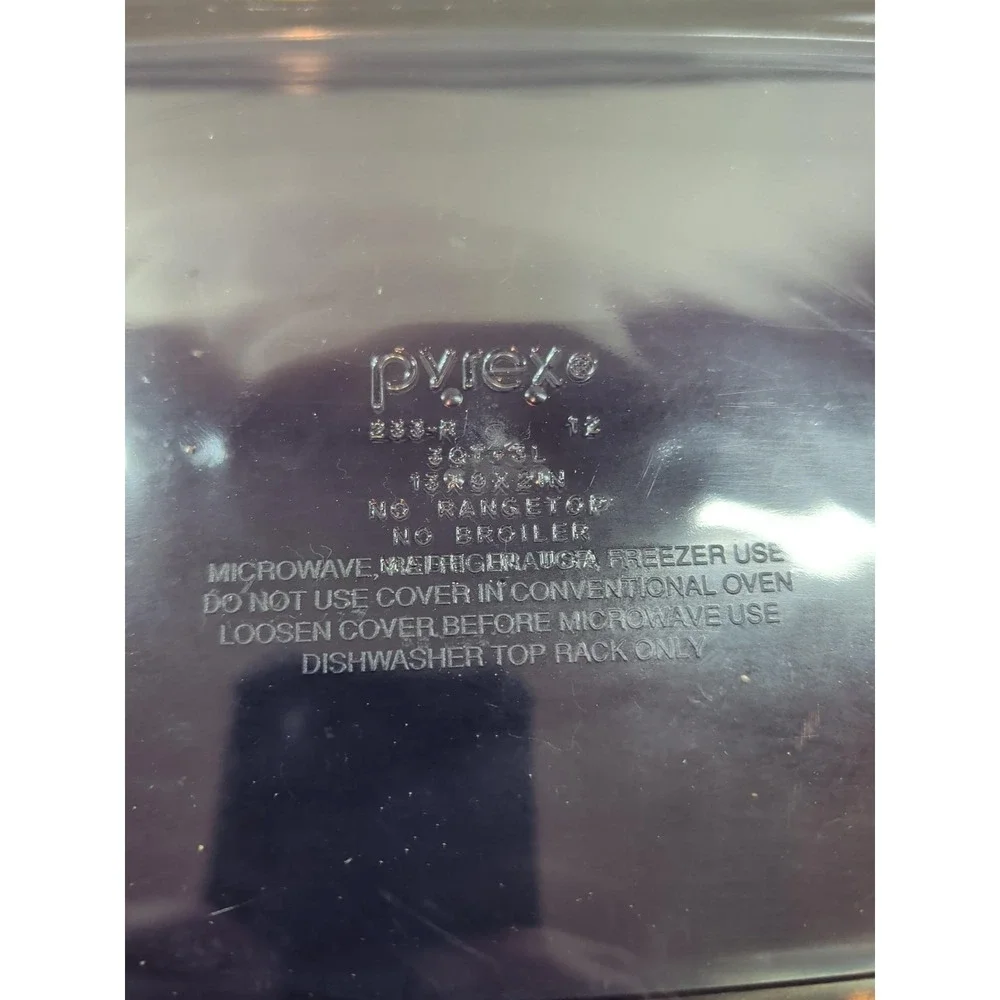 Pyrex Portables Microcore Hot Cold Thermal Casserole Carrier Set 3QT Glass Dish